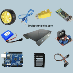 Bluetooth RC Car Components Kit with User Manual